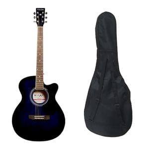 Belear Vega Series 41C Inch Purple Acoustic Guitar Combo Package with Bag